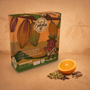 Chocolate de Mesa con Naranja y Cardamomo 200g