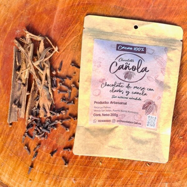 Chocolate de Mesa Clavos y Canela 200g